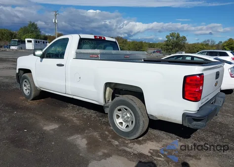 2017 Chevrolet Silverado 1500 Wt из США, поврежденный, VIN 1GCNCNEH0HZ252038